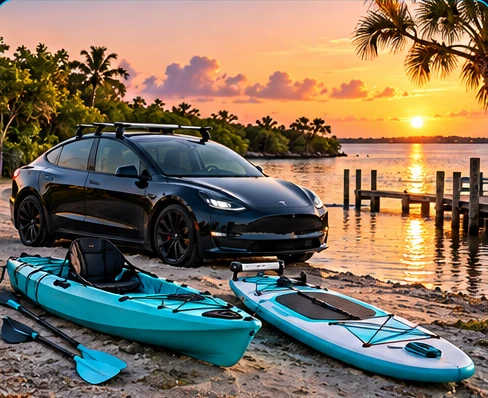 Paddle adventure concept